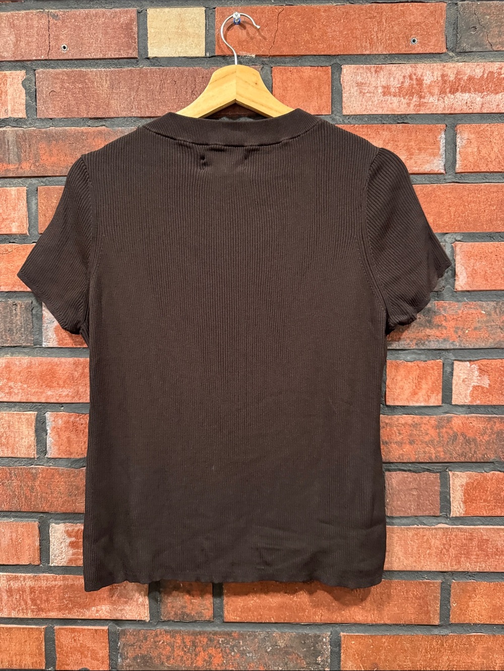 APiece Apart CIAO  RIBBED TEE Deep Espresso - Picture 5 of 12